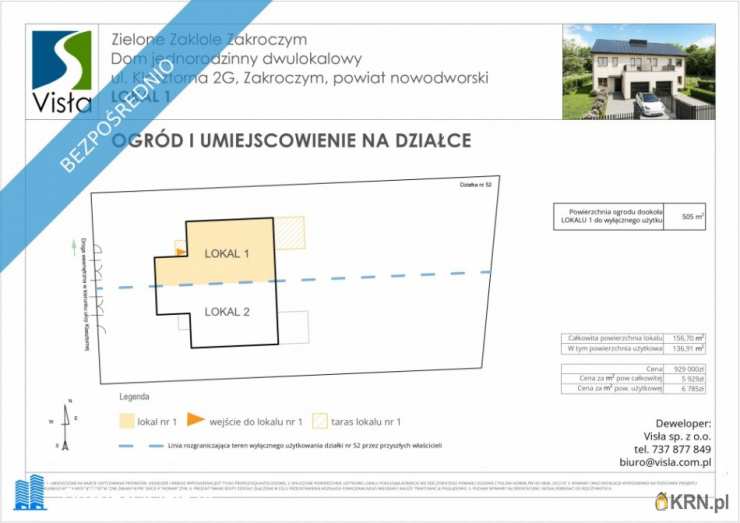 Zakroczym, ul. Klasztorna, Dom  na sprzedaż, 6 pokojowe