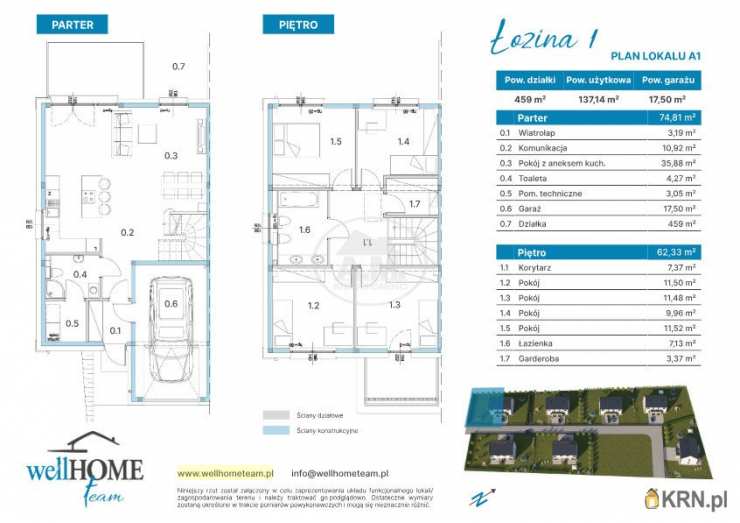 Dom  na sprzedaż, 5 pokojowe, Łozina, ul. Ogrodowa