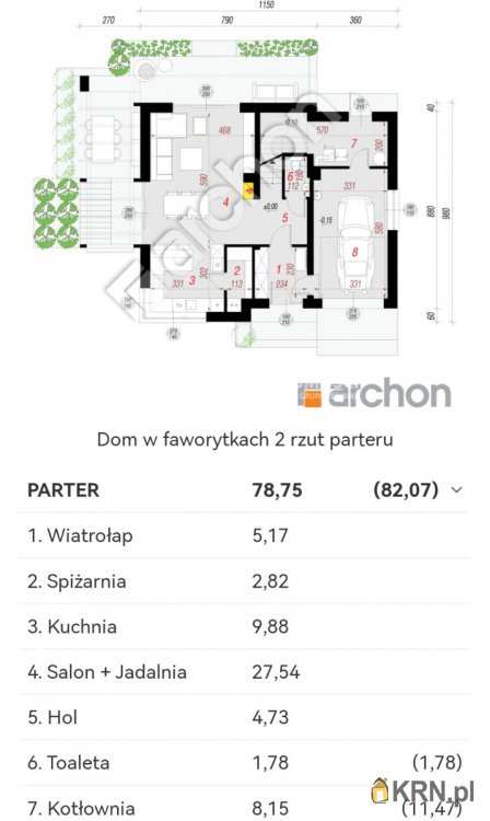 4 pokojowe, Grabówko, ul. , Dom  na sprzedaż