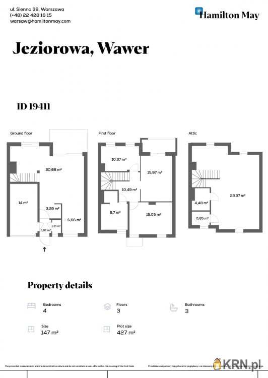 Dom  na sprzedaż, , Warszawa, ul. 