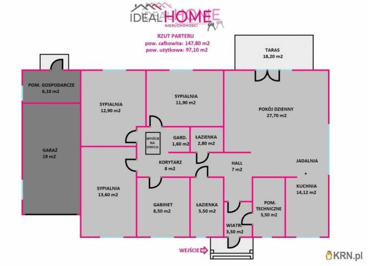 Dom  na sprzedaż, 5 pokojowe, Maćkówka, ul. 