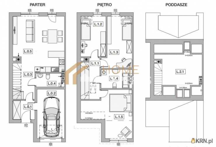 Borkowo, ul. Stylowa, 5 pokojowe, Dom  na sprzedaż