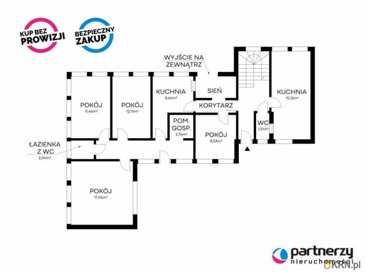 Gdańsk, Stogi, ul. Zawiślańska, 7 pokojowe, Dom  na sprzedaż