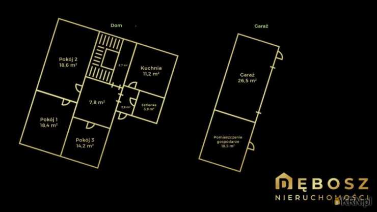 Niepołomice, ul. Partyzantów, Dom  do wynajęcia, 4 pokojowe