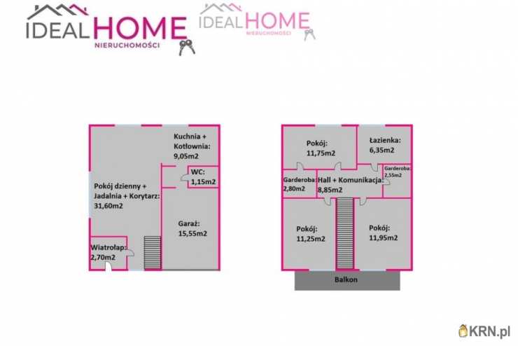 4 pokojowe, Dom  na sprzedaż, Sokołów Małopolski, ul. 