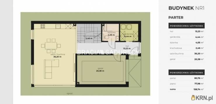 Kraków, Zwierzyniec/Olszanica, ul. J. Majówny, , Dom  na sprzedaż