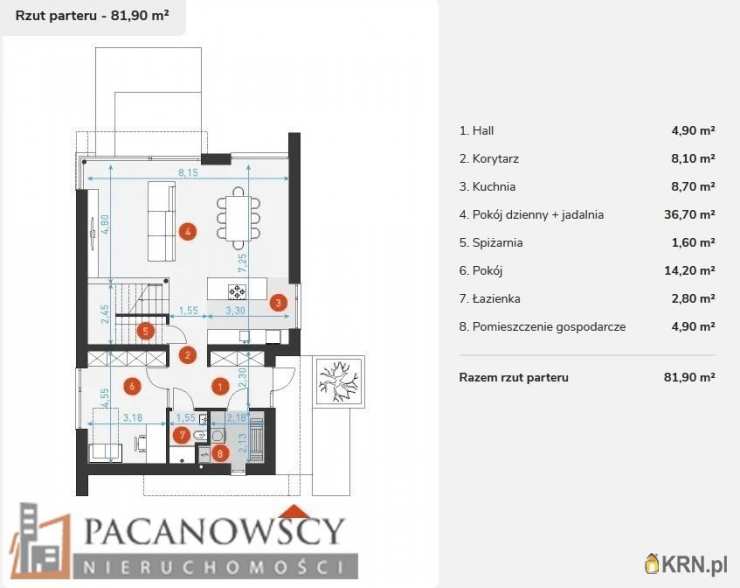 PACANOWSCY NIERUCHOMOŚCI, Dom  na sprzedaż, Szczodrkowice, ul. 