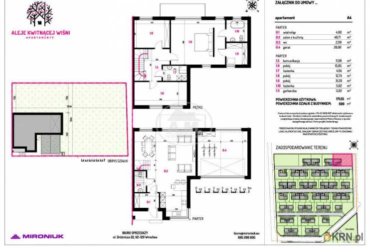 Dom  na sprzedaż, 4 pokojowe, Siechnice, ul. 