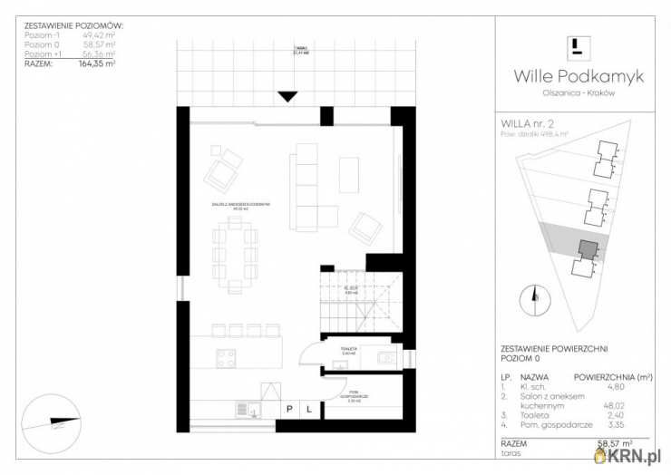 Dom  na sprzedaż, 4 pokojowe, Kraków, Zwierzyniec, ul. Podkamyk