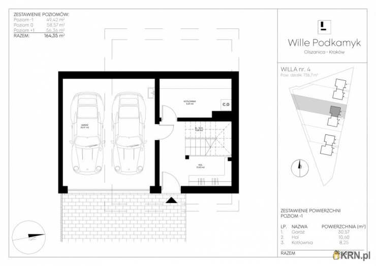 Dom  na sprzedaż, 4 pokojowe, Kraków, Zwierzyniec, ul. Podkamyk