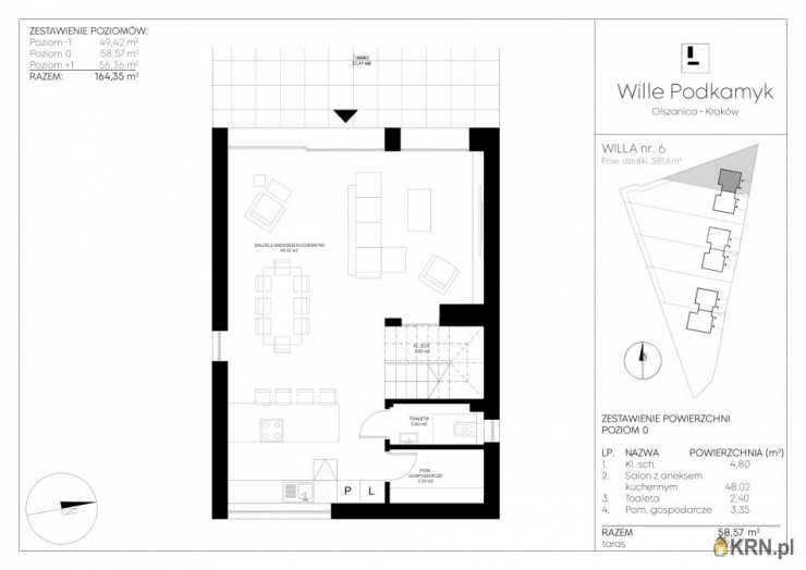 Dom  na sprzedaż, Kraków, Zwierzyniec, ul. Podkamyk, 4 pokojowe