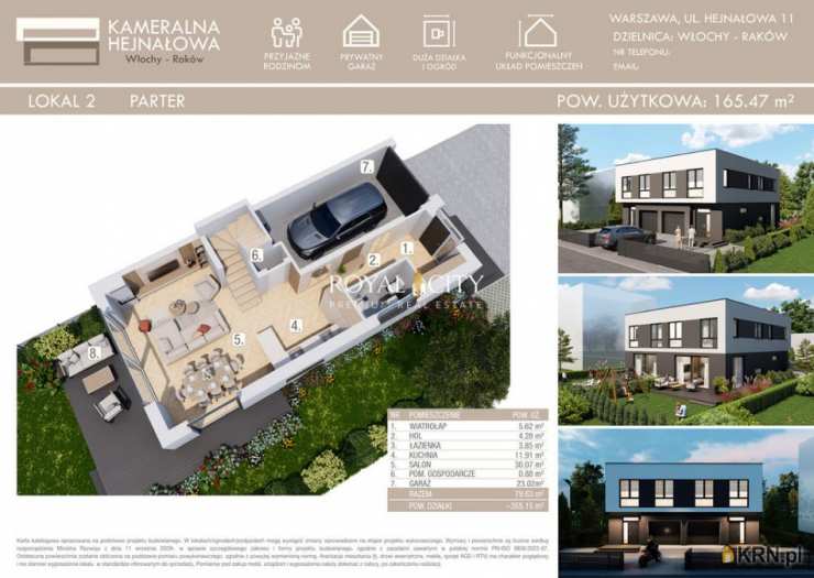 5 pokojowe, Dom  na sprzedaż, Warszawa, Włochy, ul. 