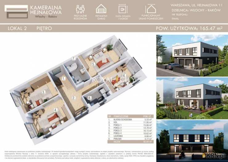 Royal City, Dom  na sprzedaż, Warszawa, Włochy, ul. 