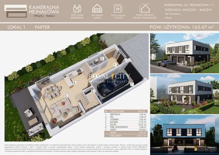 Warszawa, Włochy, ul. , 5 pokojowe, Dom  na sprzedaż