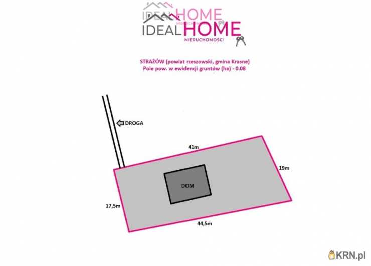4 pokojowe, Strażów, ul. , Dom  na sprzedaż