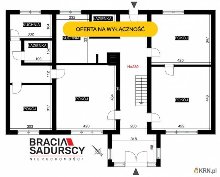 Dom  na sprzedaż, Kraków, Prądnik Biały/Witkowice, ul. Głogowa, 