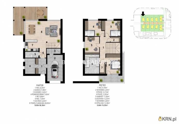 Bracia Sadurscy Oddział BS2 Rynek Pierwotny, Dom  na sprzedaż, Michałowice, ul. 