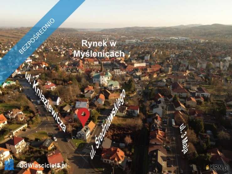 Myślenice, ul. A. Średniawskiego, 4 pokojowe, Dom  na sprzedaż