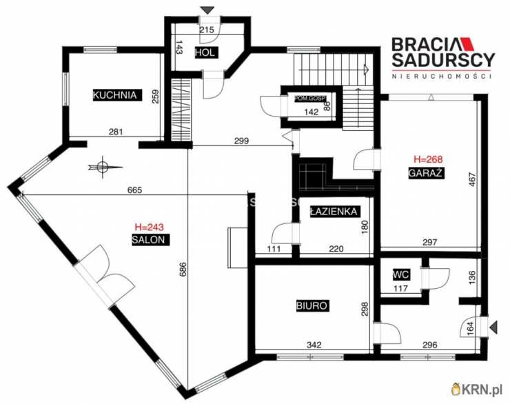 BRACIA SADURSCY ODDZIAŁ BS4 KROWODRZA, Dom  na sprzedaż, Kocmyrzów, ul. 