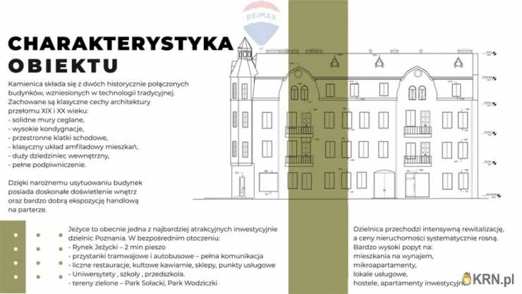 Poznań, Jeżyce, ul. , Dom  na sprzedaż, 40 pokojowe