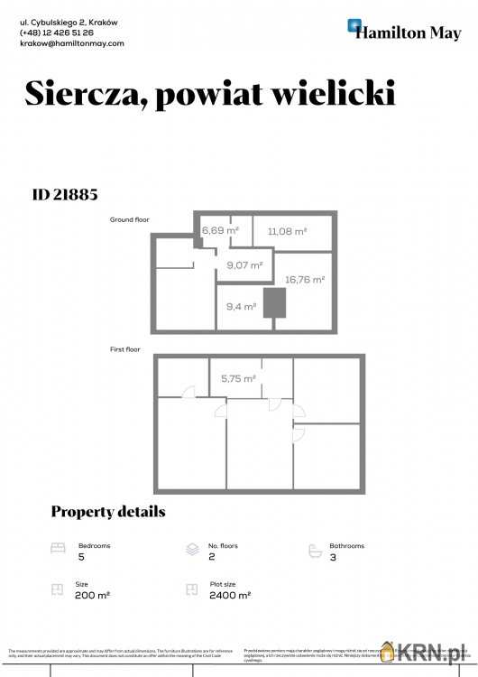 Dom  do wynajęcia, , Siercza, ul. 