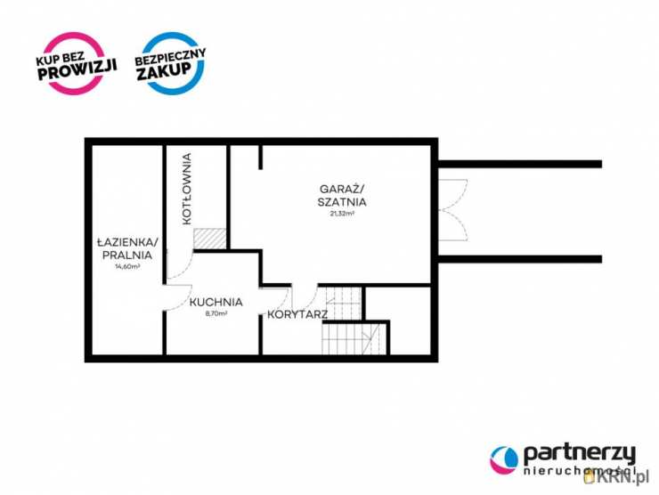 Chwaszczyno, ul. św. Wojciecha, 7 pokojowe, Dom  na sprzedaż