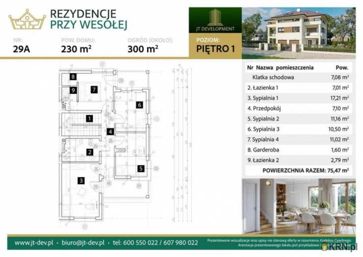 5 pokojowe, Michałowice-Wieś, ul. , Dom  na sprzedaż