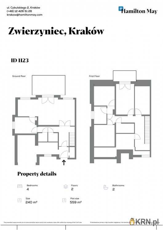 Dom  do wynajęcia, , Kraków, Zwierzyniec/Wola Justowska, ul. Kogucia