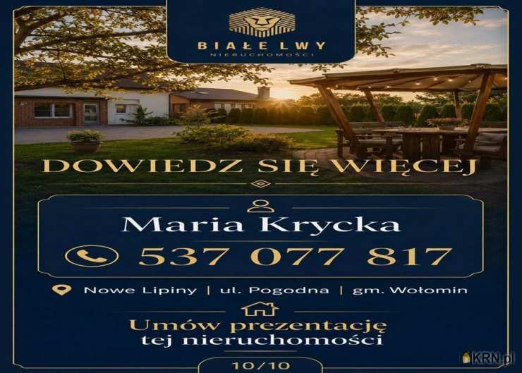 Nowe Lipiny, ul. , Dom  na sprzedaż, 4 pokojowe