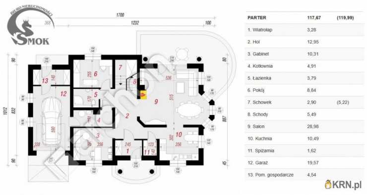 Dom  na sprzedaż, Lusina, ul. , 