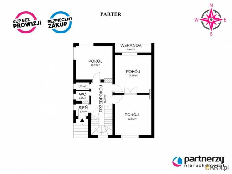 PARTNERZY Nieruchomości sp. z o.o., Dom  na sprzedaż, Gdynia, Orłowo, ul. Wierzbowa