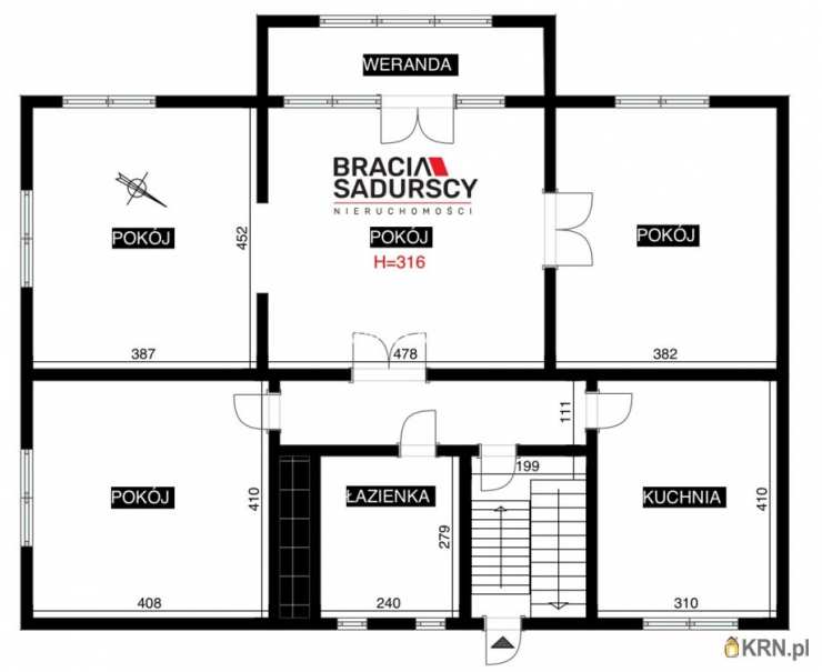 Kraków, Grzegórzki/Osiedle Oficerskie, ul. gen. J. Sowińskiego, Dom  na sprzedaż, 