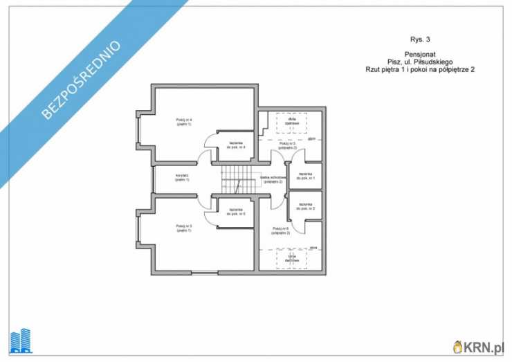 Dom  na sprzedaż, 10 pokojowe, Pisz, ul. J. Piłsudskiego