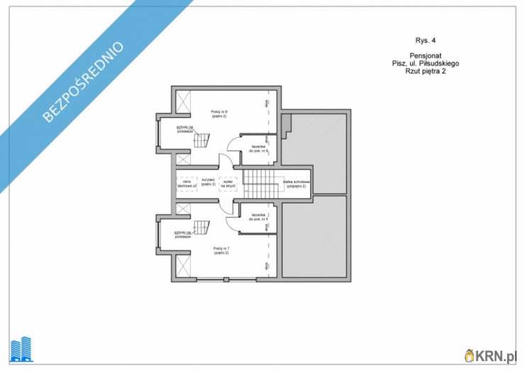 Pisz, ul. J. Piłsudskiego, Dom  na sprzedaż, 10 pokojowe