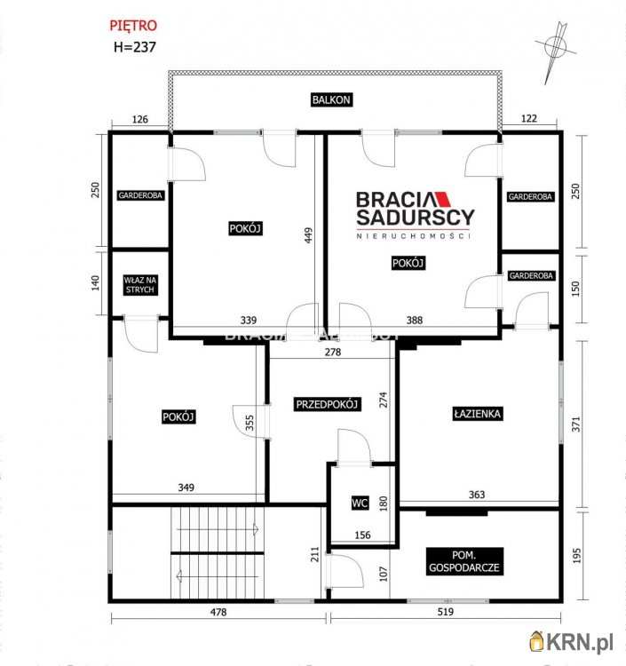 BRACIA SADURSCY ODDZIAŁ BS4 KROWODRZA, Dom  na sprzedaż, Krzeszowice, ul. Żbicka