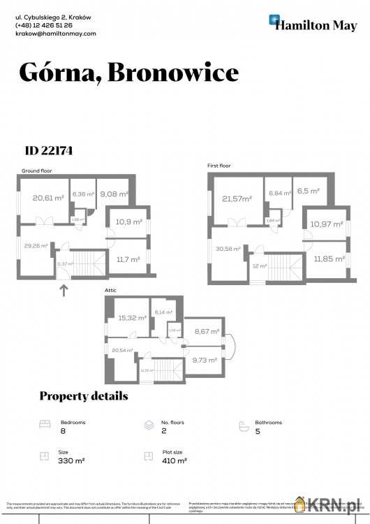 Dom  na sprzedaż, , Kraków, Bronowice, ul. Górna