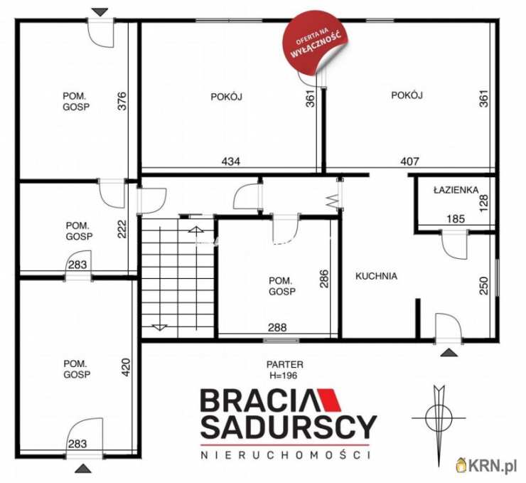 Skawina, ul. Korabnicka, Dom  na sprzedaż, 