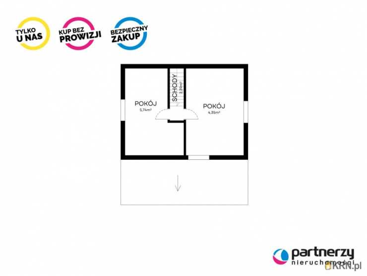 3 pokojowe, Dom  na sprzedaż, Nadole, ul. 