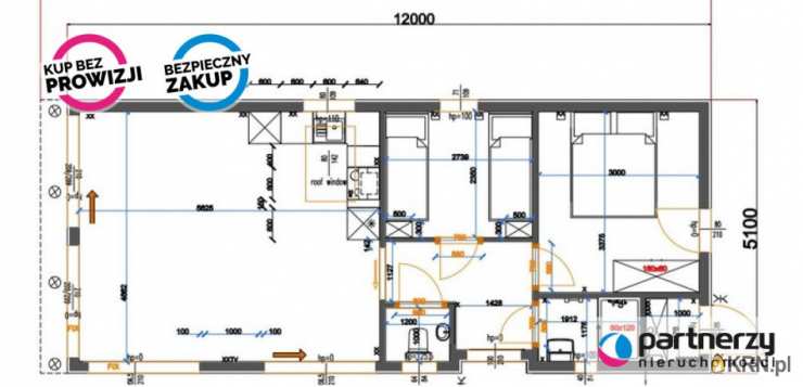 Dom  na sprzedaż, 3 pokojowe, Szczodrowo, ul. 