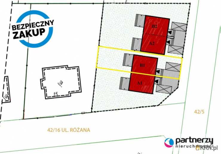 4 pokojowe, Kolnik, ul. Różana, Dom  na sprzedaż