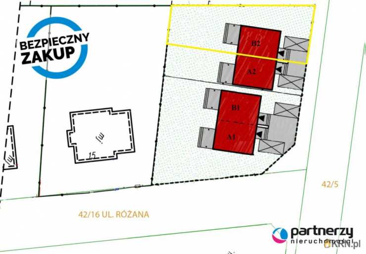 Kolnik, ul. Różana, Dom  na sprzedaż, 4 pokojowe