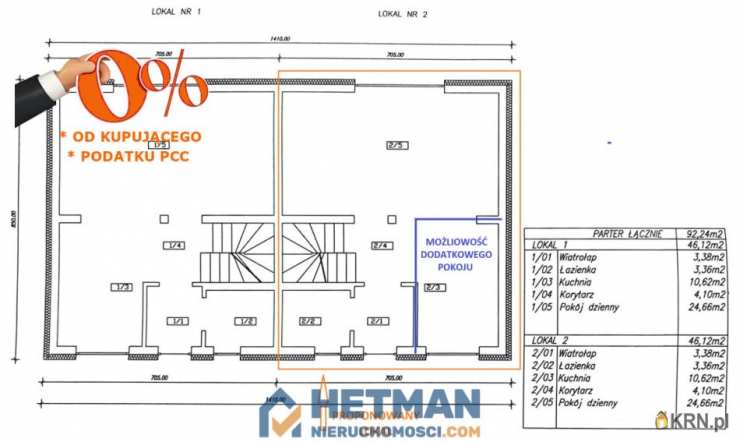 Czołowo, ul. Leśna, Dom  na sprzedaż, 4 pokojowe
