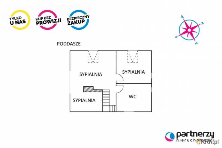 3 pokojowe, Brodnica Dolna, ul. , Dom  na sprzedaż