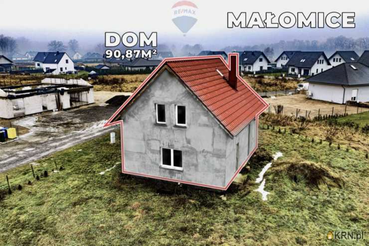 5 pokojowe, Dom  na sprzedaż, Małomice, ul. 