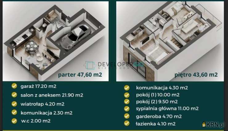 4 pokojowe, Białystok, Dojlidy Górne, ul. , Dom  na sprzedaż