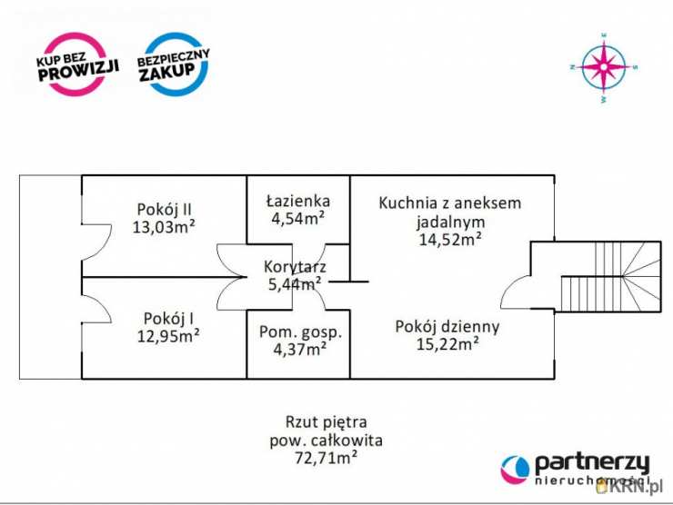Dom  na sprzedaż, Straszyn, ul. Spokojna, 4 pokojowe