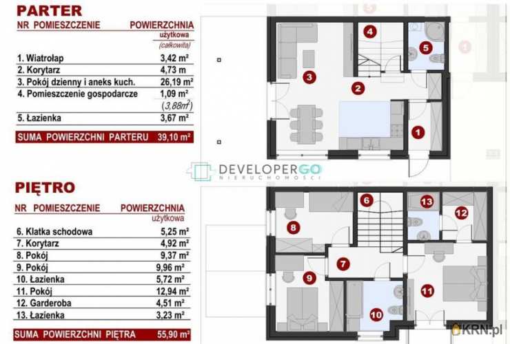 Dom  na sprzedaż, 4 pokojowe, Porosły, ul. 