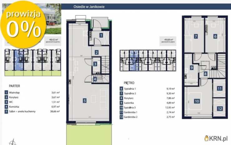 Janikowo, ul. , Dom  na sprzedaż, 4 pokojowe