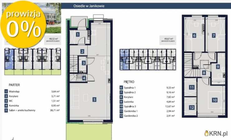 Janikowo, ul. , Dom  na sprzedaż, 4 pokojowe