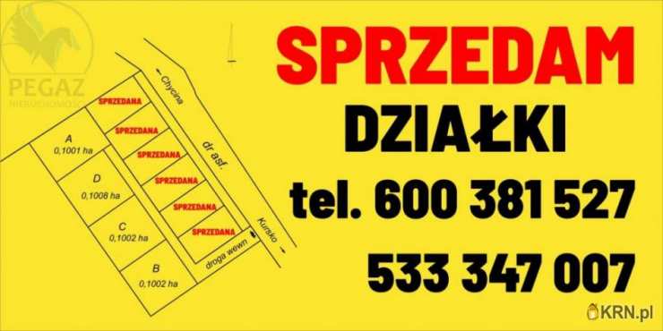 Działki  na sprzedaż, , Chycina, ul. 